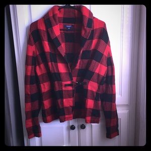 Chaps Black & Red jacket